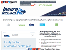 Tablet Screenshot of insureitforward.com